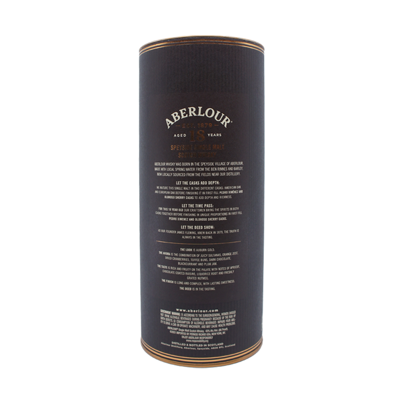 Aberlour 18 Year Old Double Cask Matured Highland Single Malt Scotch Whisky - ForWhiskeyLovers.com