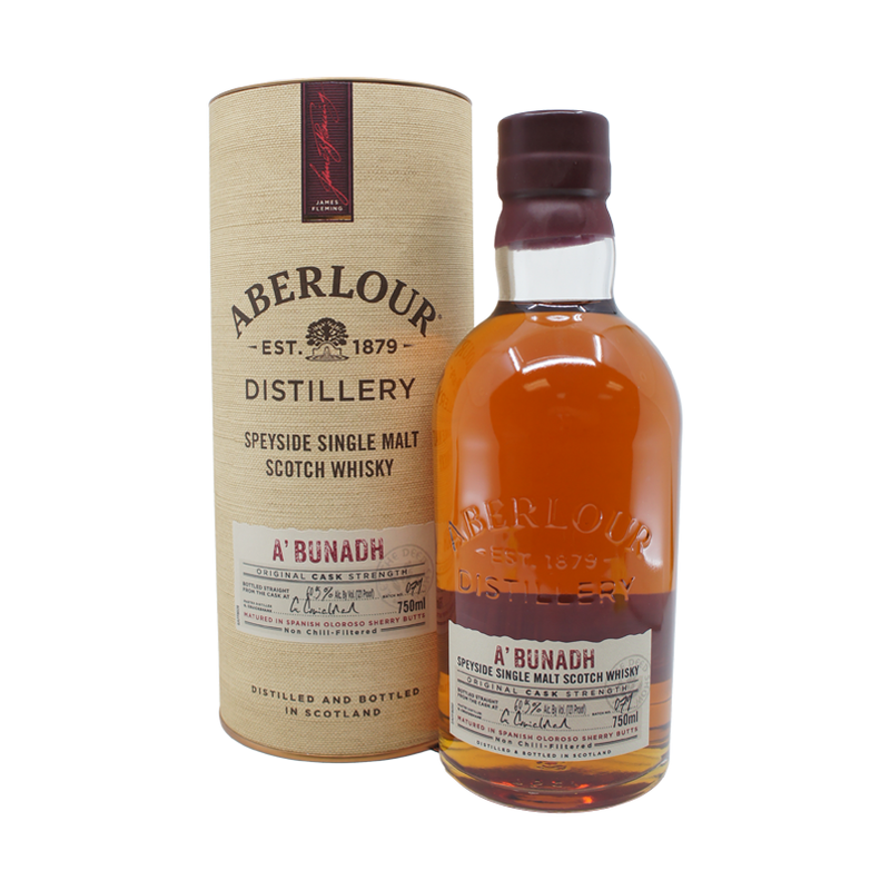 Aberlour A'bunadh Alba Cask Strength Single Malt Whiskey 750mL - ForWhiskeyLovers.com