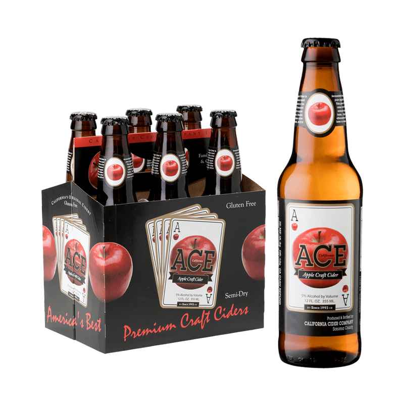 Ace Apple Craft Cider 6-Pack - ForWhiskeyLovers.com