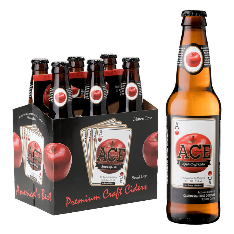 Ace Apple Craft Cider 6-Pack - ForWhiskeyLovers.com