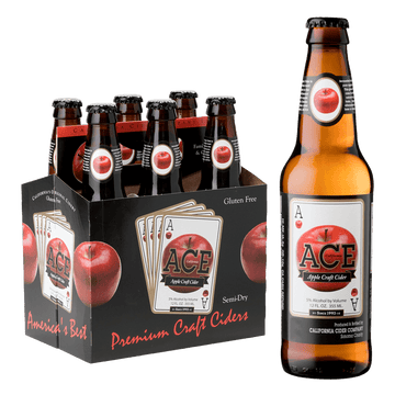 Ace Apple Craft Cider 6-Pack - ForWhiskeyLovers.com