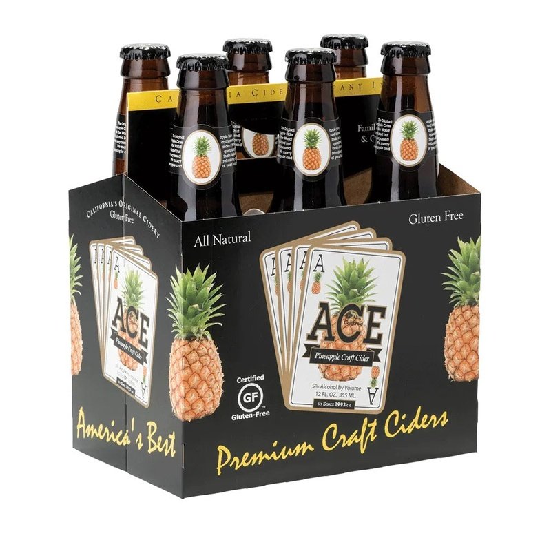 Ace Pineapple Craft Cider 6-Pack - ForWhiskeyLovers.com