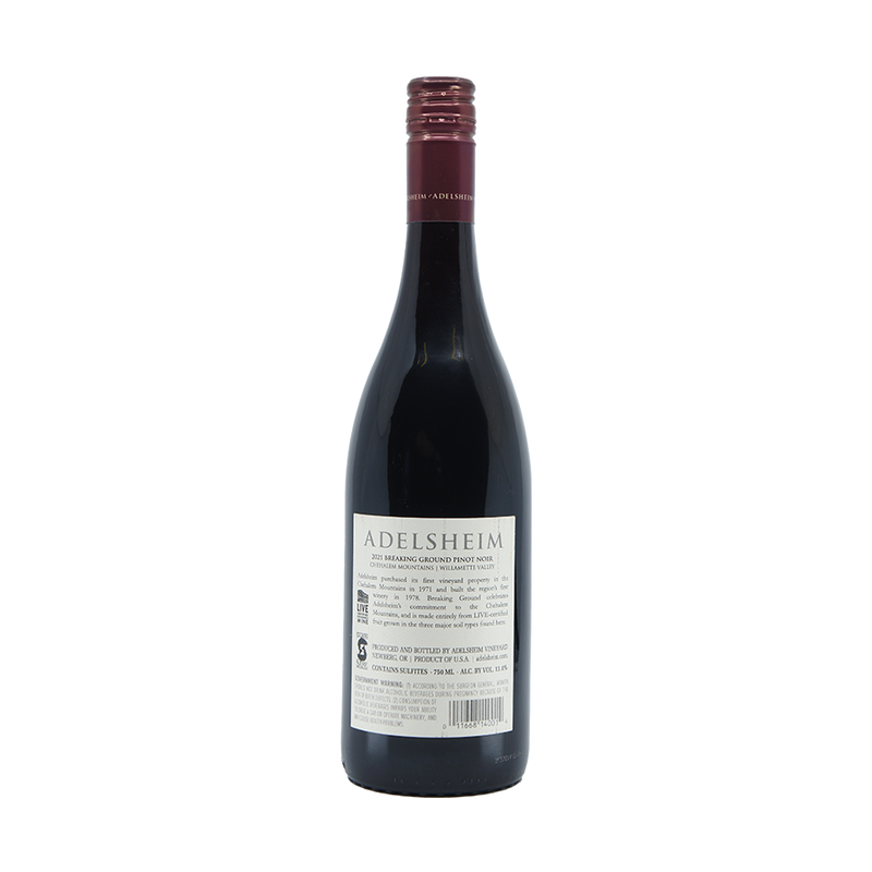 Adelsheim Breaking Ground Pinot Noir 2021 - ForWhiskeyLovers.com