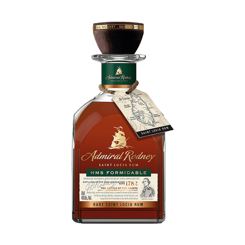 Admiral Rodney HMS Formidable Saint Lucia Rum - ForWhiskeyLovers.com