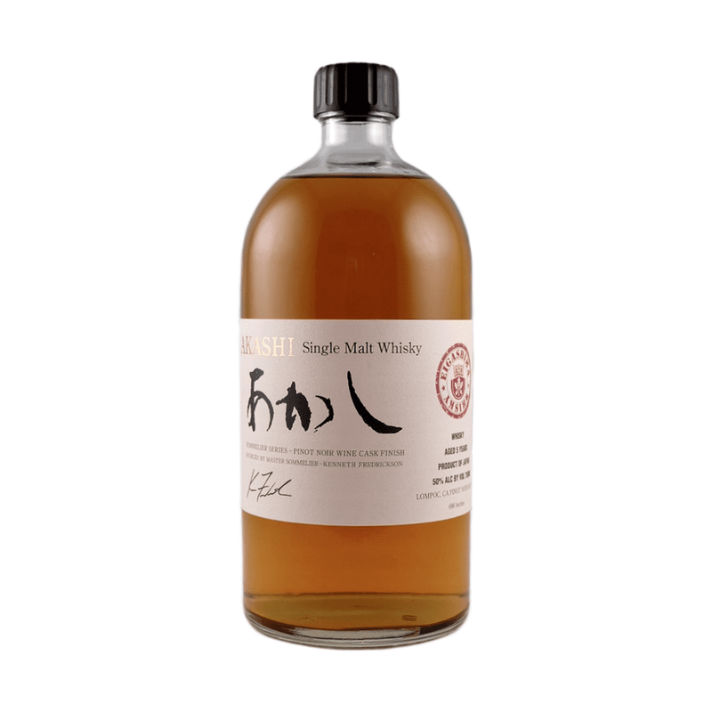 Akashi Sommelier Series Pinot Noir Finish White Oak Single Malt Whisky - ForWhiskeyLovers.com