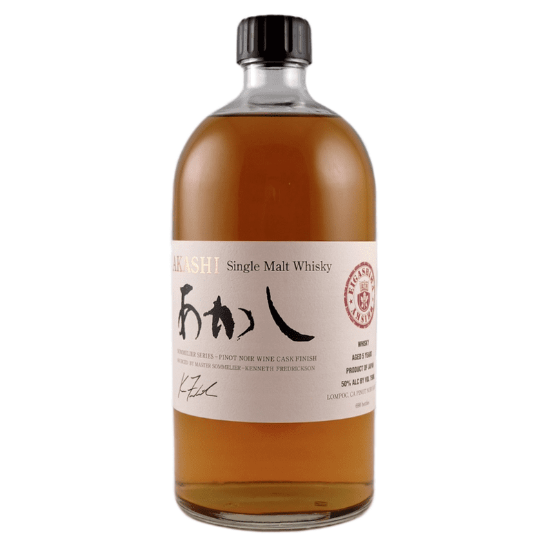 Akashi Sommelier Series Pinot Noir Finish White Oak Single Malt Whisky - ForWhiskeyLovers.com