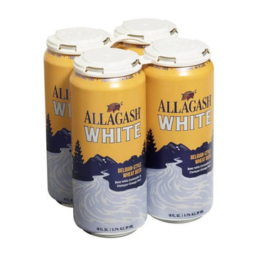 Allagash White 4-pack cans - ForWhiskeyLovers.com