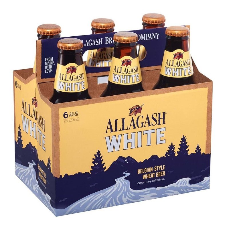 Allagash White Belgian-Style 6-Pack Wheat Beer - ForWhiskeyLovers.com