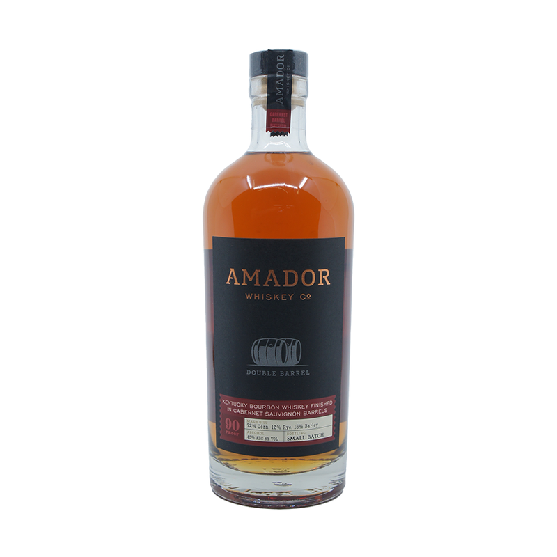Amador Double Barrel Cabernet Sauvignon Finish Kentucky Bourbon Whiskey - ForWhiskeyLovers.com