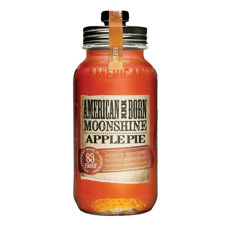 American Born Apple Pie Moonshine - ForWhiskeyLovers.com