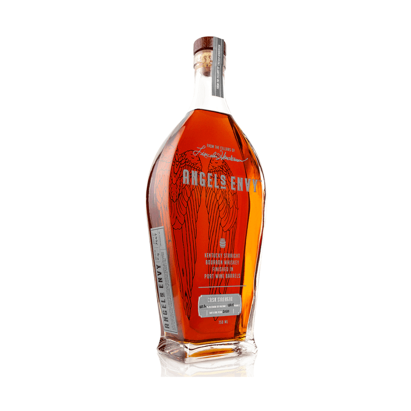 Angel's Envy Port Wine Barrel Finish Cask Strength Kentucky Straight Bourbon Whiskey - ForWhiskeyLovers.com