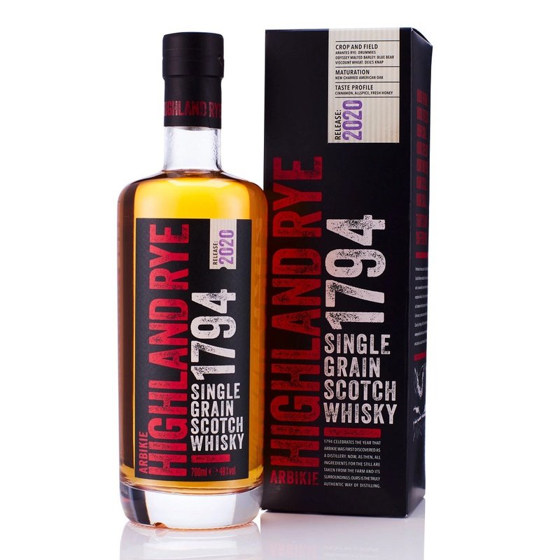 Arbikie 1794 Highland Rye Whisky ? 2021 Release 750mL - ForWhiskeyLovers.com