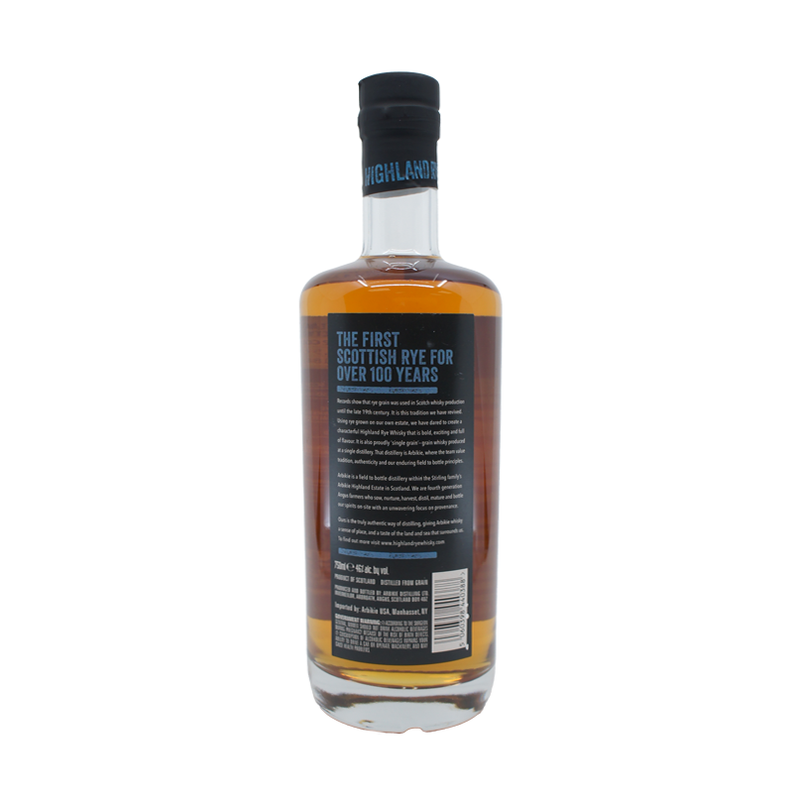 Arbikie Highland Rye 4 Year Old Single Grain Scotch Whisky - ForWhiskeyLovers.com