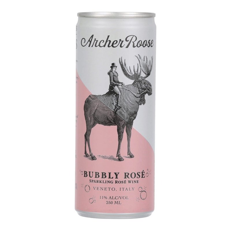 Archer Roose Bubbly Sparkling Rosé Canned Wine 4-Pack - ForWhiskeyLovers.com