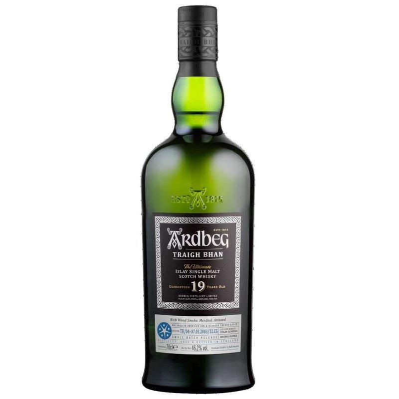 Ardbeg 'Traigh Bhan' 19 Years Old 2023 Islay Single Malt Scotch Whisky - ForWhiskeyLovers.com