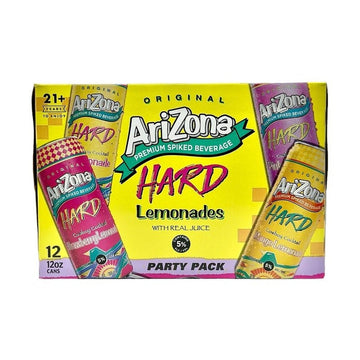 Arizona Hard Lemonade Variety Pack 12-Pack - ForWhiskeyLovers.com