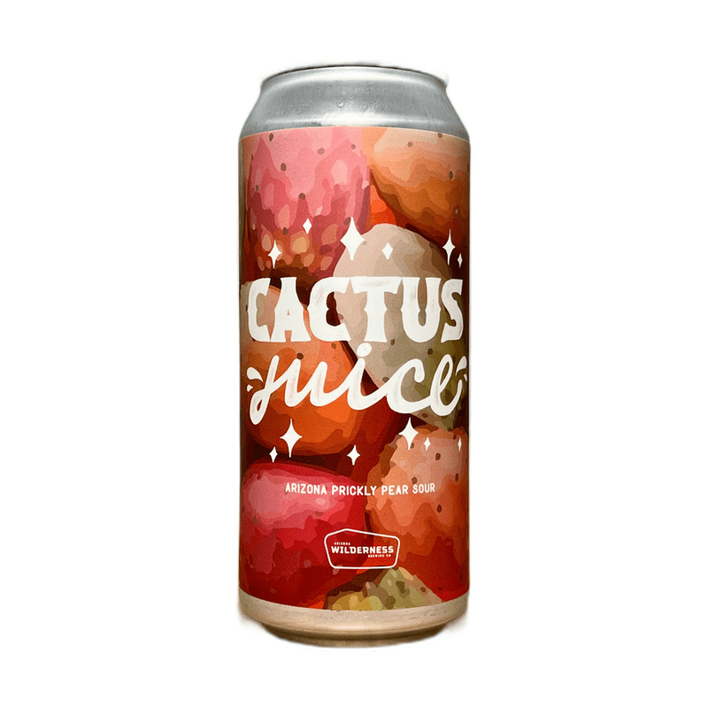 Arizona Wilderness Brewing Cactus Juice Prickly Pear Sour Beer 4-Pack - ForWhiskeyLovers.com