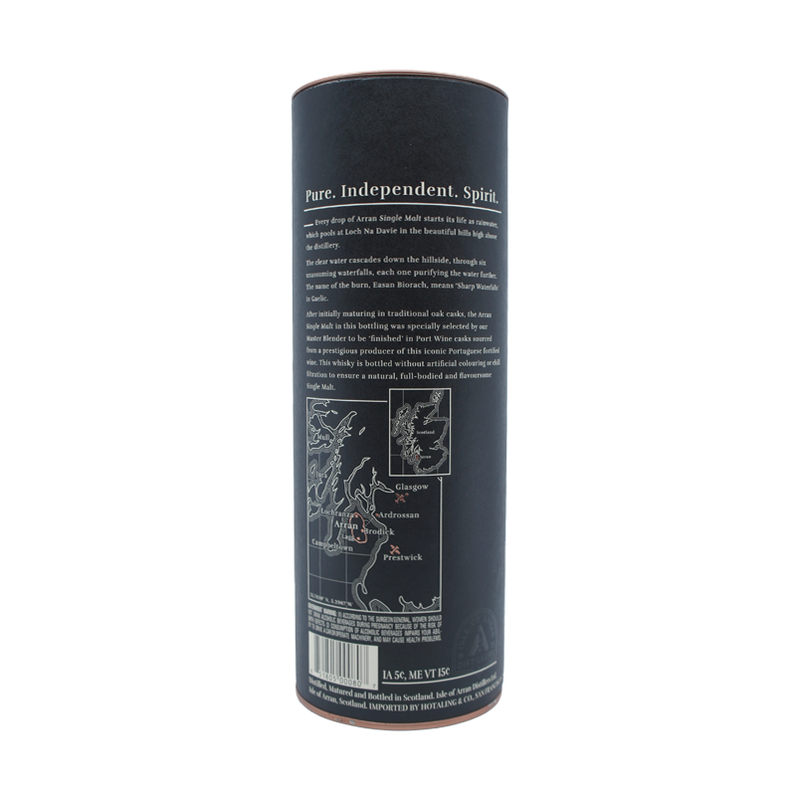 Arran Malt Scotch Single Malt Port Cask Finishes 750ml - ForWhiskeyLovers.com