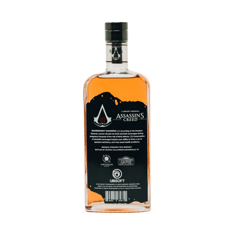 Assassin's Creed Connor Straight Rye Whiskey - ForWhiskeyLovers.com
