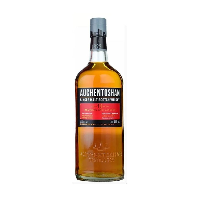Auchentoshan 12 YO Triple Distilled Single Malt Whisky 750mL - ForWhiskeyLovers.com