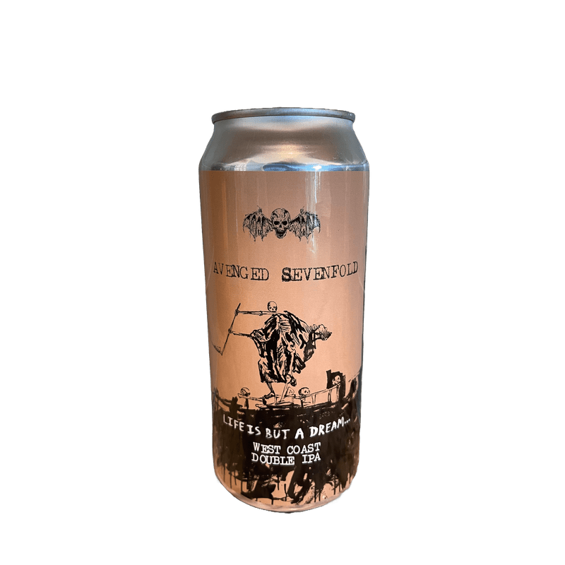 Avenged Sevenfold: Life Is But A Dream... West Coast Double IPA 4PK 16OZ CAN - ForWhiskeyLovers.com