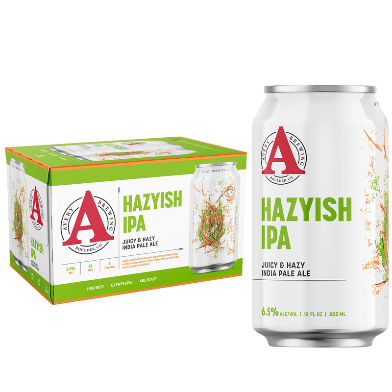 Avery Brewing Co. 'Hazyish IPA' India Pale Ale Beer 6-Pack - ForWhiskeyLovers.com