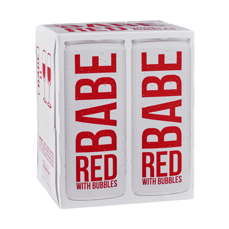 Babe Red With Bubbles 4-Pack - ForWhiskeyLovers.com