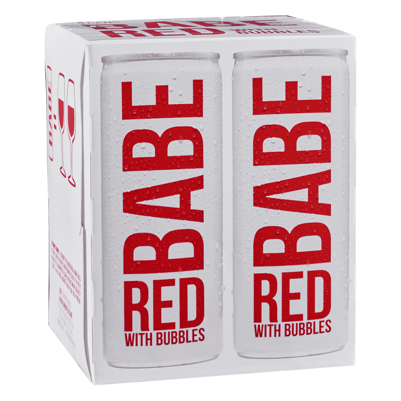 Babe Red With Bubbles 4-Pack - ForWhiskeyLovers.com