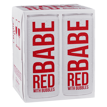 Babe Red With Bubbles 4-Pack - ForWhiskeyLovers.com