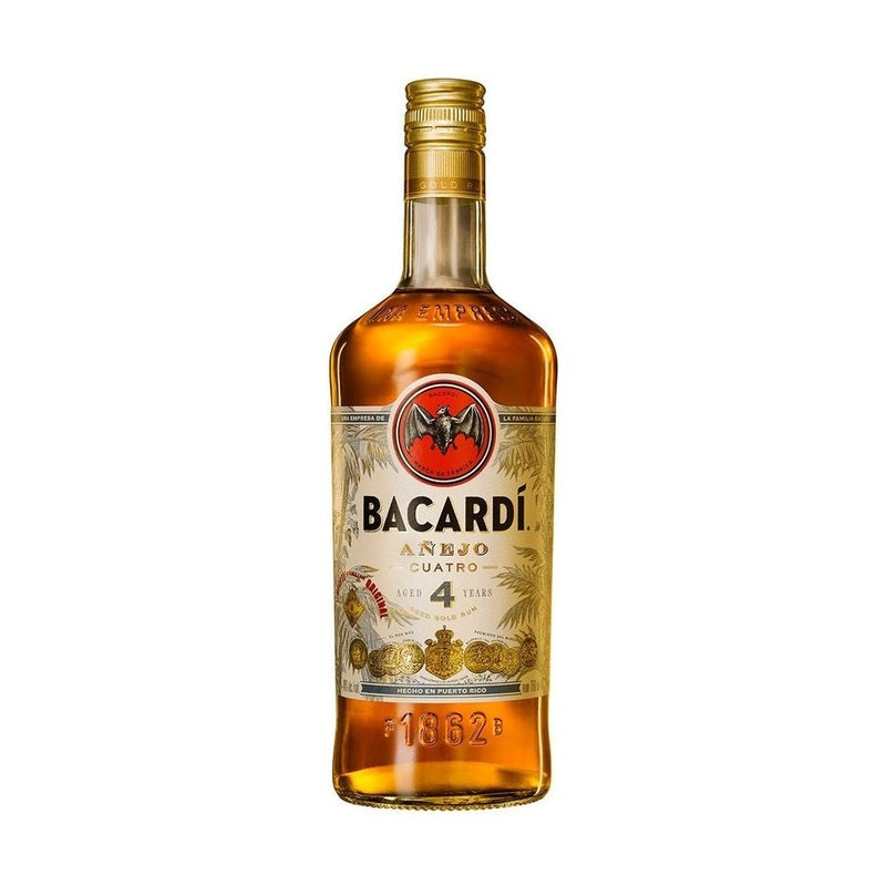 Bacardí Anejo Cuatro 4 Year Old Rum - ForWhiskeyLovers.com