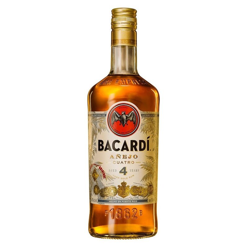 Bacardí Anejo Cuatro 4 Year Old Rum - ForWhiskeyLovers.com