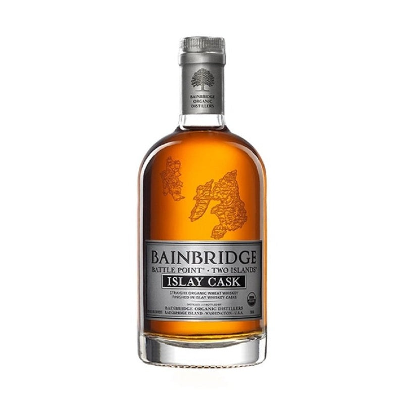 Bainbridge Battle Point Two Islands Islay Cask Organic Whiskey - ForWhiskeyLovers.com