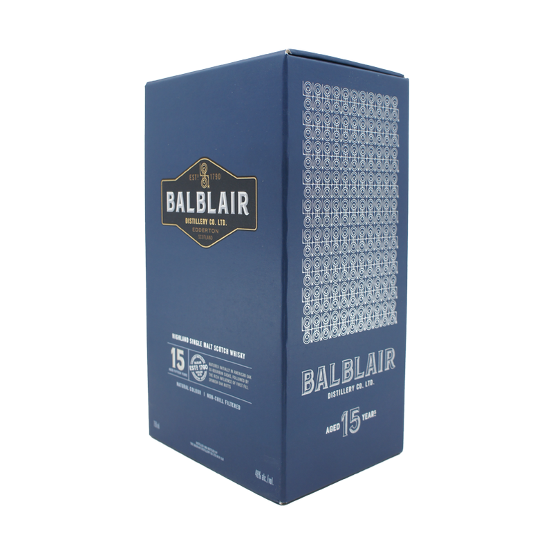 Balblair 15 Year Old Highland Single Malt Scotch Whisky - ForWhiskeyLovers.com
