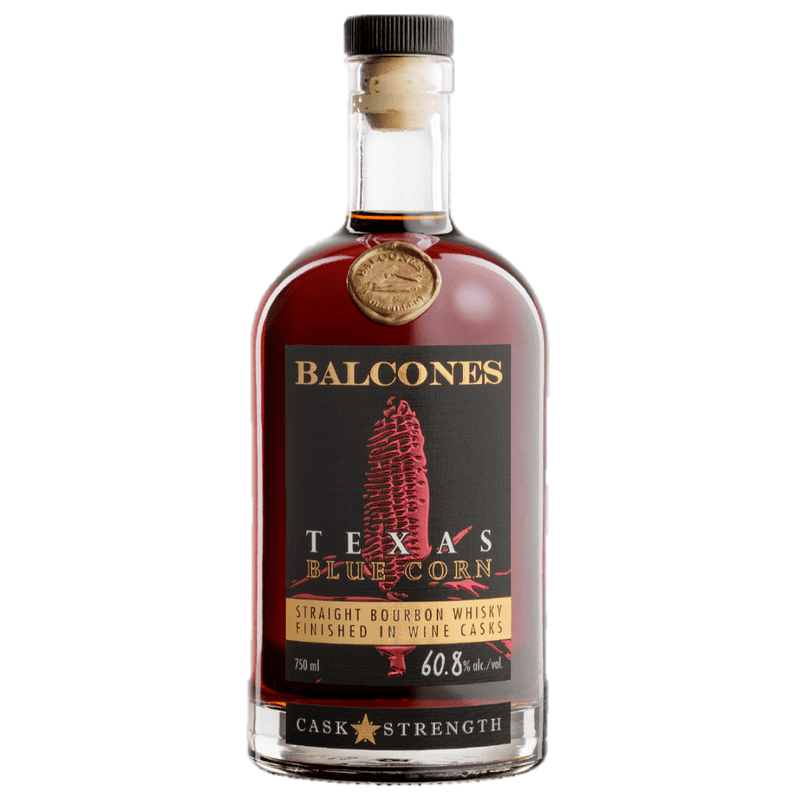 Balcones Texas Blue Corn Wine Cask Finish Straight Bourbon Whisky - ForWhiskeyLovers.com