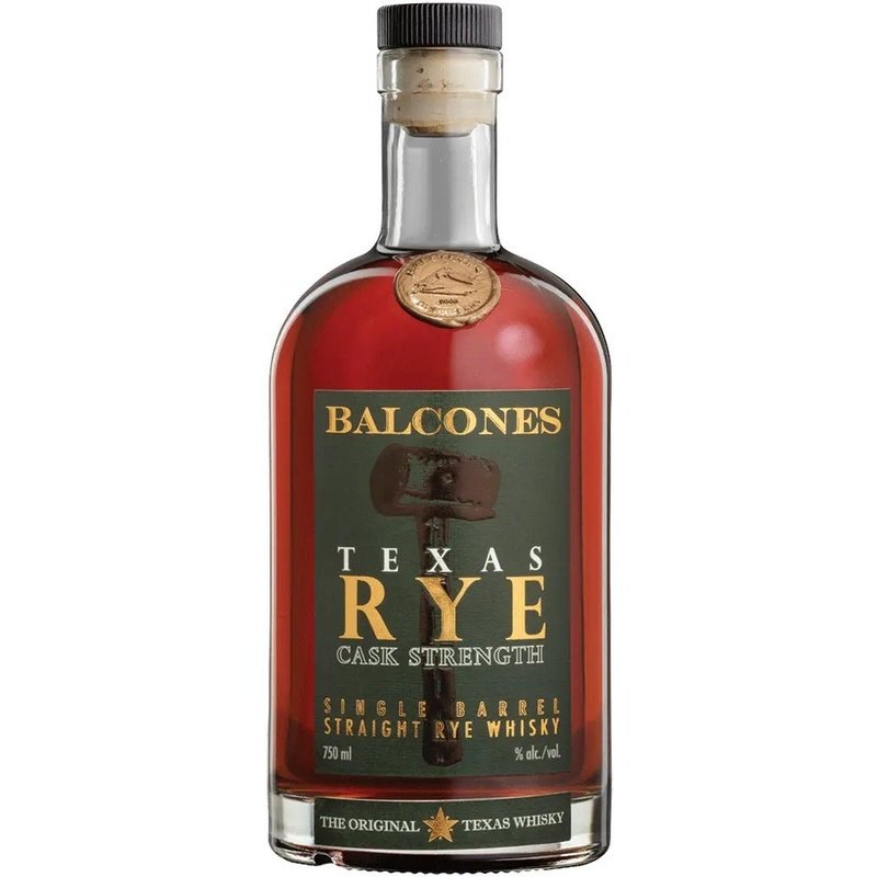 Balcones Texas Rye Cask Strength Single Barrel Straight Rye Whisky - ForWhiskeyLovers.com