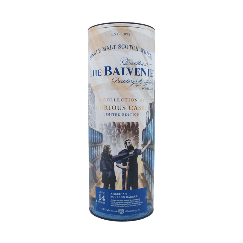 Balvenie A Collection of Curious Casks 14 Year Old American Bourbon Barrel Single Malt Scotch Whisky - ForWhiskeyLovers.com