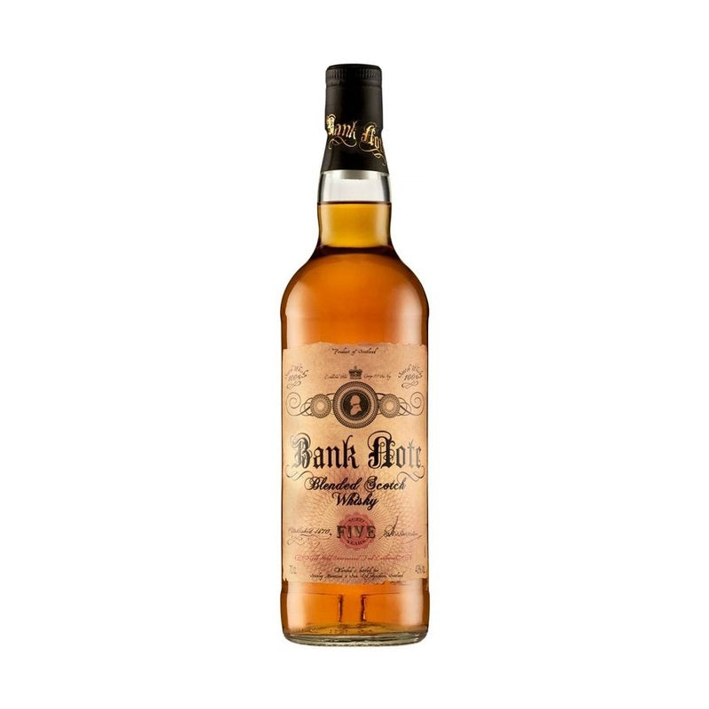 Bank Note 5 Year Old Blended Scotch Whisky - ForWhiskeyLovers.com
