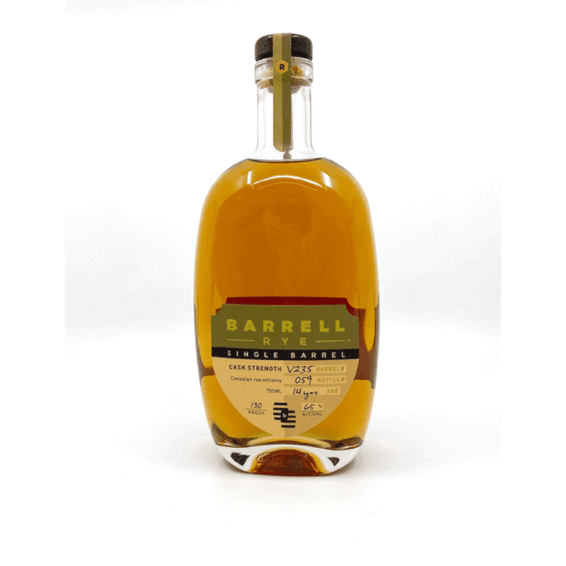 Barrell 14 Year Old Single Barrel Rye LVS Selection 130 Proof - ForWhiskeyLovers.com