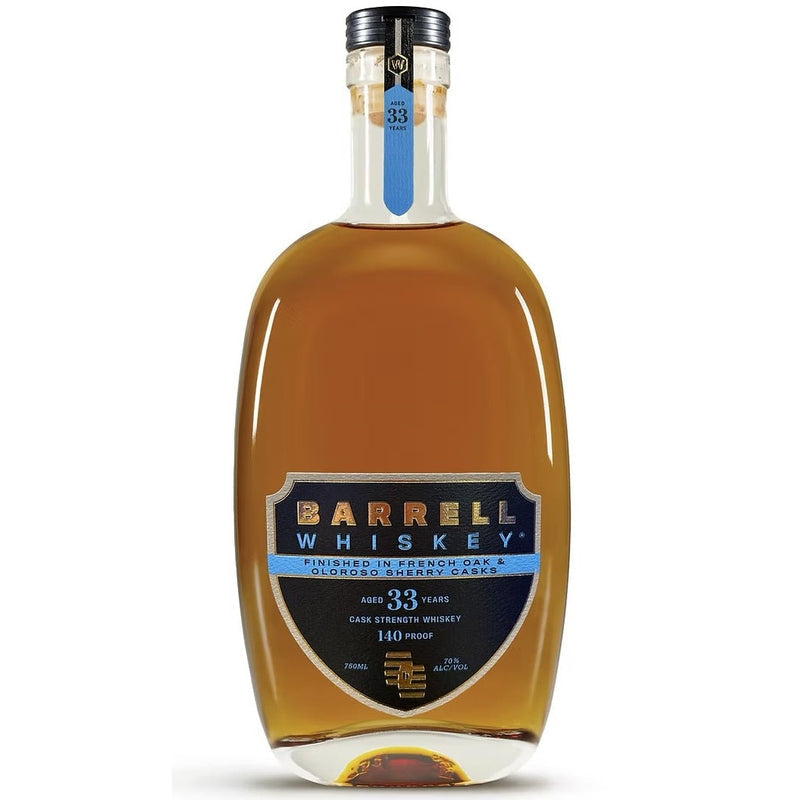 Barrell 33 Year Old Canadian Whisky Finished in French Oak and Oloroso Sherry Casks - ForWhiskeyLovers.com