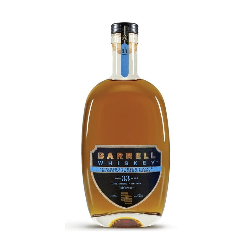 Barrell 33 Year Old Canadian Whisky Finished in French Oak and Oloroso Sherry Casks - ForWhiskeyLovers.com