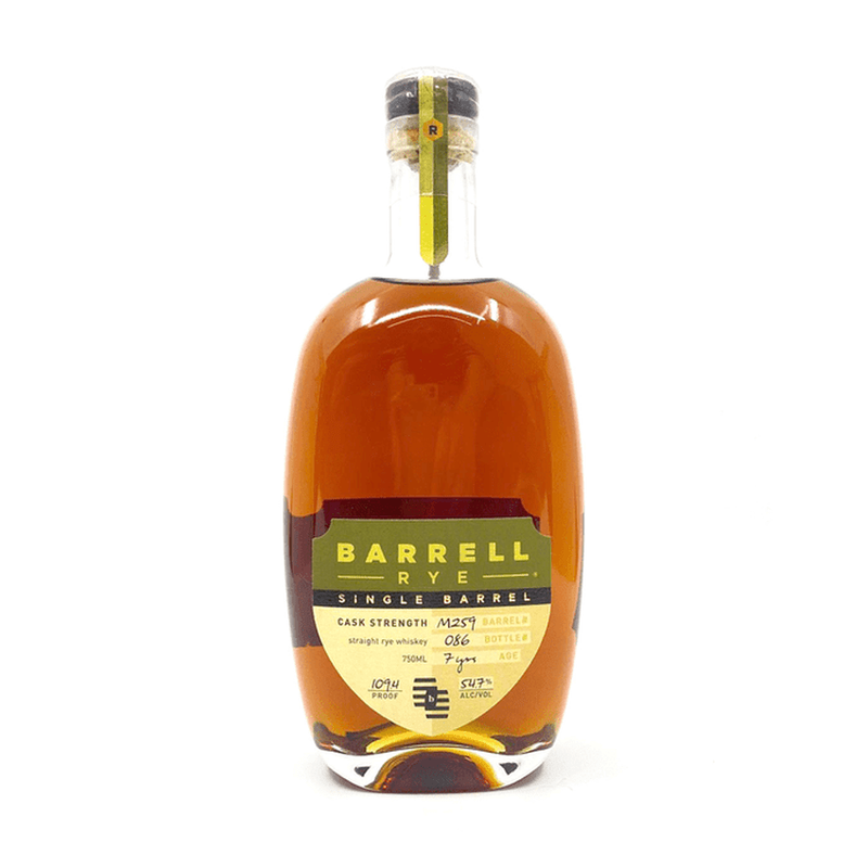 Barrell 7 Year Old Single Barrel Rye LVS Selection 109.4 Proof - ForWhiskeyLovers.com
