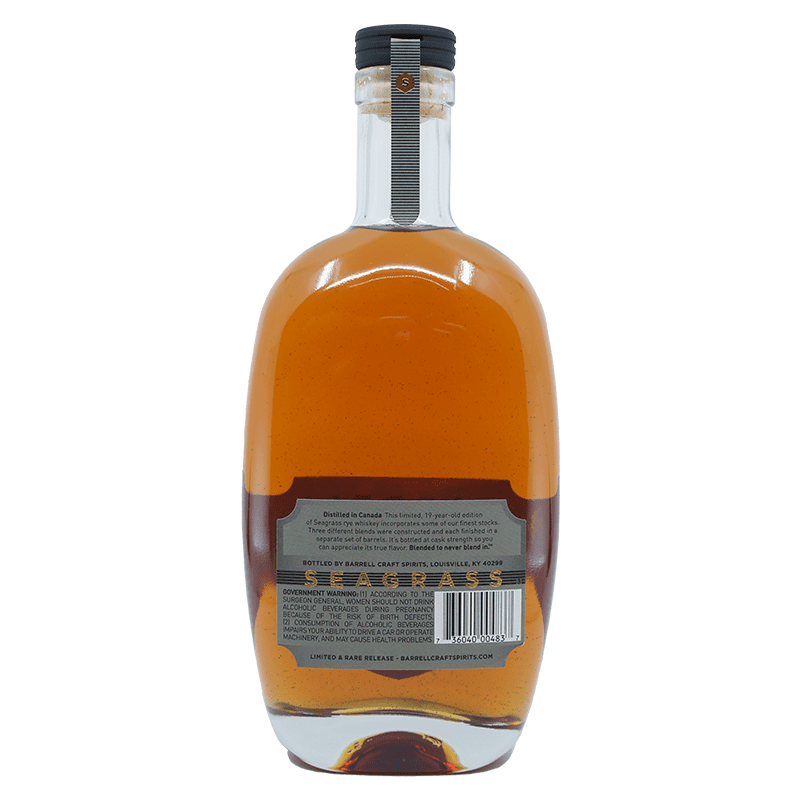 Barrell Gray Label Seagrass 19yr Rye Whiskey - ForWhiskeyLovers.com