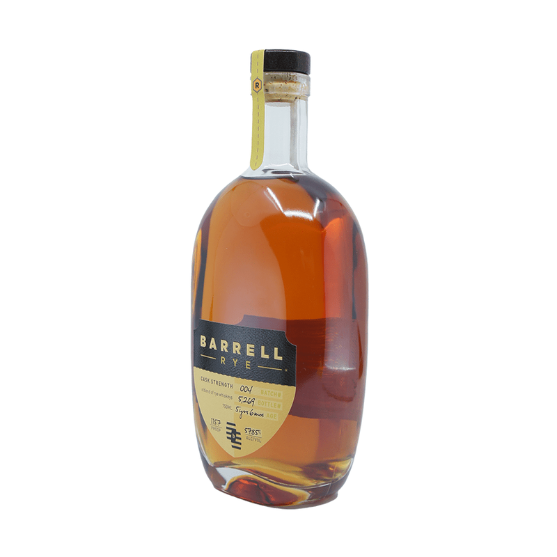 Barrell Rye 5 Year Old Batch #004 Cask Strength Rye Whiskey - ForWhiskeyLovers.com