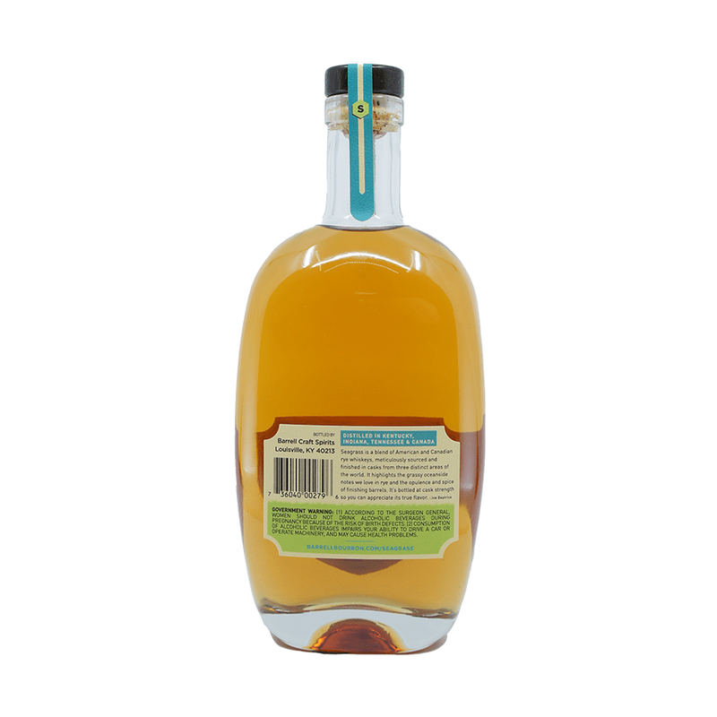 Barrell Seagrass Rye Whiskey 750mL - ForWhiskeyLovers.com