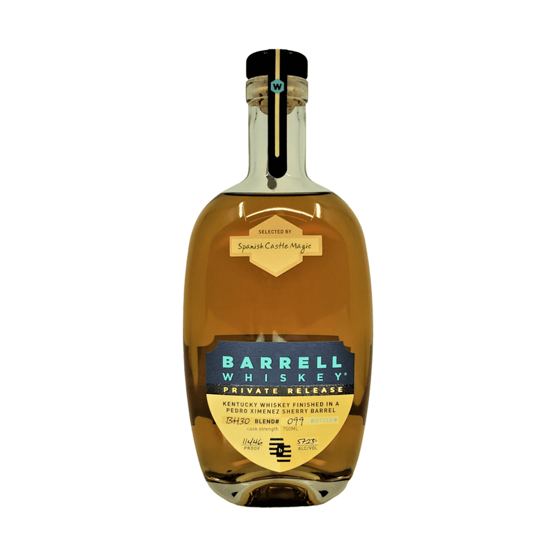 Barrell Whiskey Private Release BH30 Pedro Xim‚nez Sherry Cask Finish Kentucky Whiskey - ForWhiskeyLovers.com