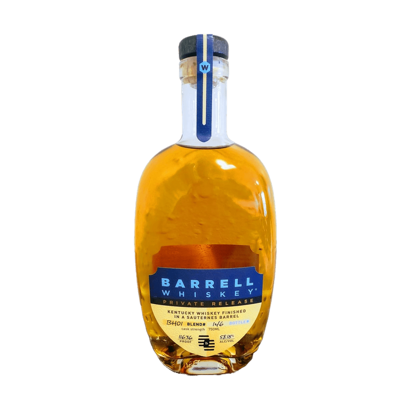Barrell Whiskey Private Release Kentucky Whiskey Finished In A Sauternes Barrel - ForWhiskeyLovers.com