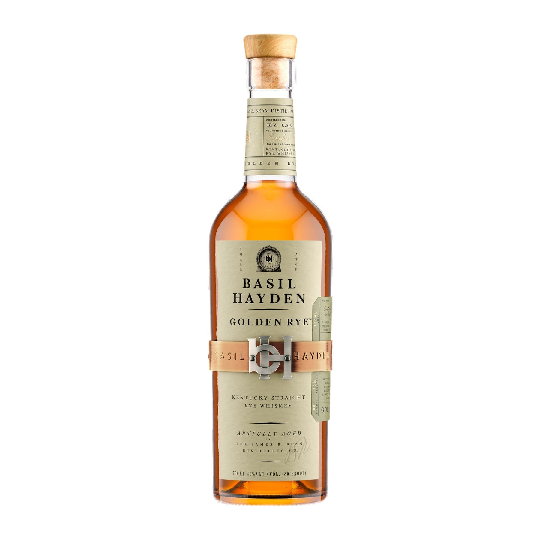 Basil Hayden Golden Rye Whiskey 750ml - ForWhiskeyLovers.com