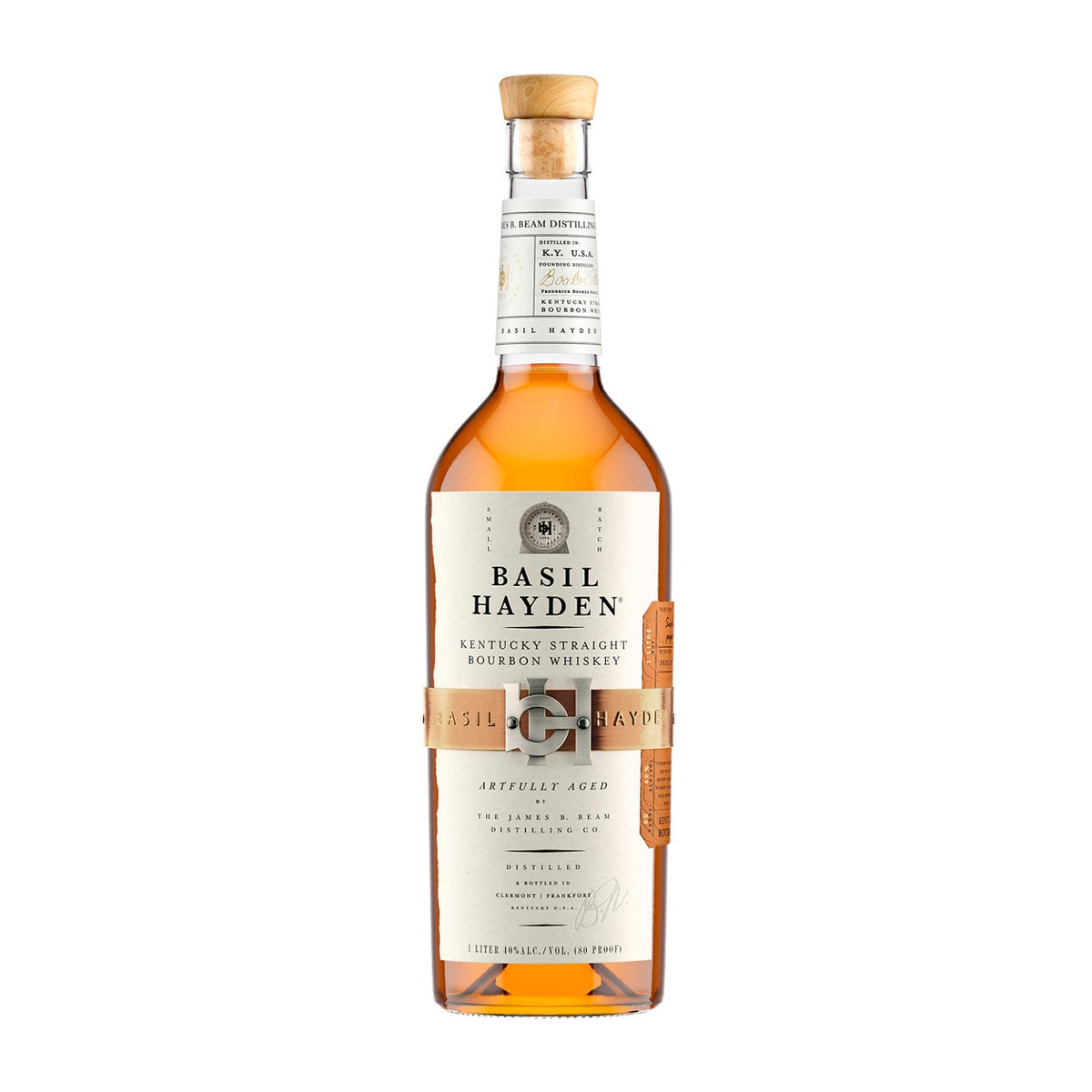 Basil Hayden Kentucky Straight Bourbon Whiskey 1L - ForWhiskeyLovers.com