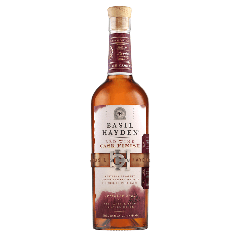 Basil Hayden Red Wine Cask Finish Kentucky Straight Bourbon Whiskey - ForWhiskeyLovers.com