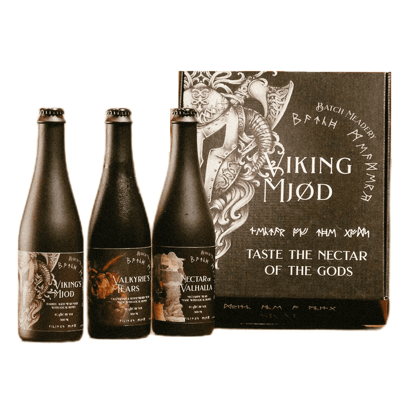 Batch Mead Viking Mead Series 3-Pack Gift Box - ForWhiskeyLovers.com